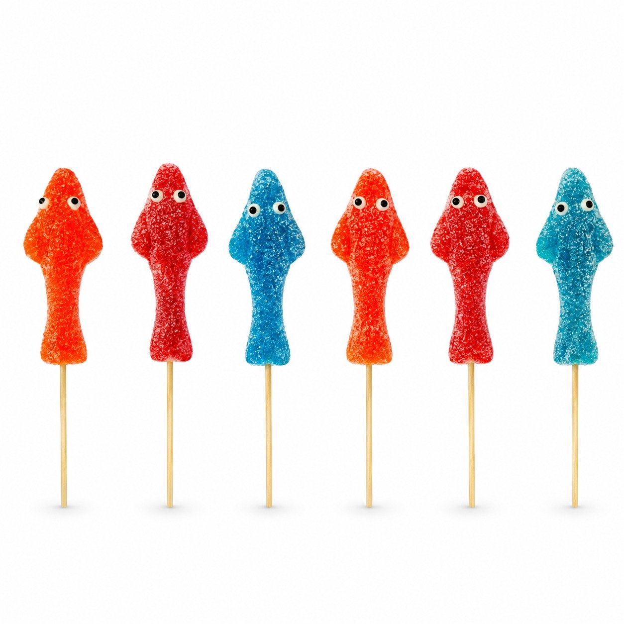 Fish Shape Jelly Lollipop - Premium Candy by Lolly & Jelly